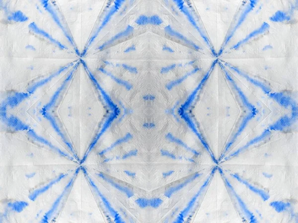 Art Water Brush Blue Abstract Spot Art Geometric Tie Dye — Stock Photo, Image