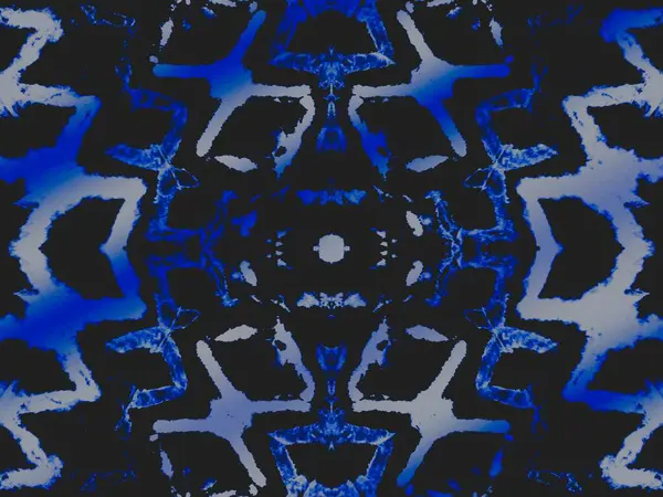 Denim Elegant Wallpaper Glow Repeating Pattern White Cold Effect Grunge — Stok Foto