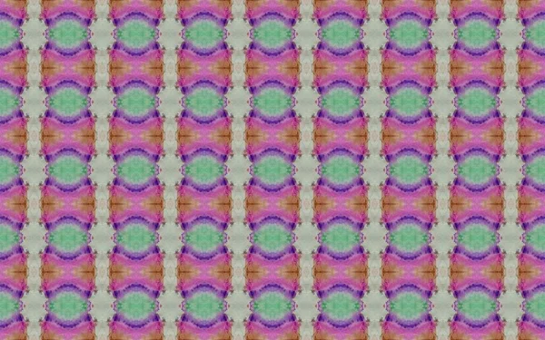 Arabesque Geometric Flower Tile Цветной Aquarelle Ethnic Морено Геометрический Боккетти — стоковое фото