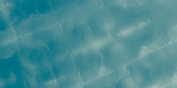 蓝色海油漆 灰色海模式 摘要水刷 闪光表面 青色染料 水的结构 蓝水水彩画 海洋卷曲 海洋海洋刷 银水背景 — 图库照片