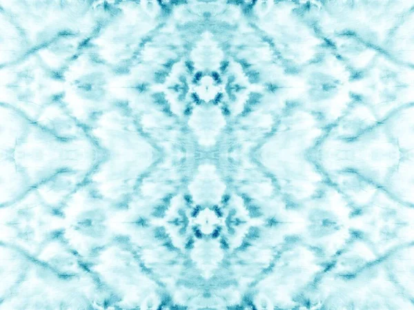 Μελάνι Aqua Pattern Tiedye Bohemian White Slotch Υγρή Βαθμίδα Χωρίς — Φωτογραφία Αρχείου
