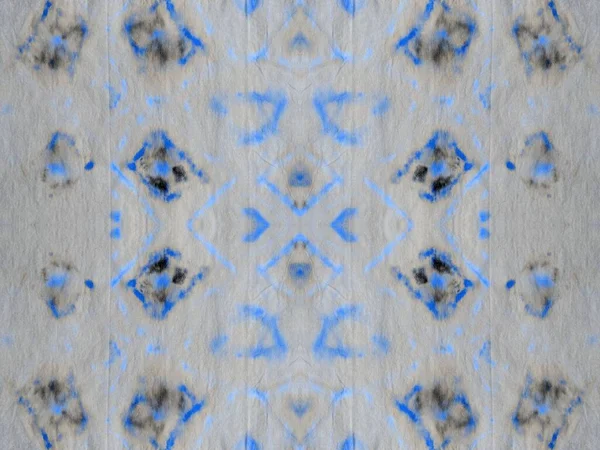 Γκρι Ισοπαλία Dye Εγκεφαλικό Σχήμα Λουλουδιού Γεωμετρικό Πολύχρωμο Σημάδι Σχέδιο — Φωτογραφία Αρχείου