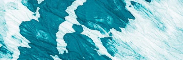 青い紙のバッグ Tiedye Abstract Brush アブストラクト印刷冬 鉄のぼかし平描き シンプルなダーティバナー ダーティ オールド サーフェス — ストック写真
