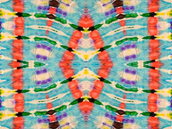 Wash Abstract Mark Tie Dye Boho Seamless Stroke Wet Multi — Stockfoto