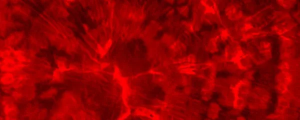 Red Neon Tie Dye Grunge Red Boho Allover Horror Ink — стоковое фото