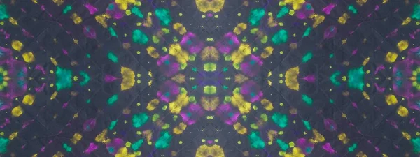 Геометрический Галстук Die Spot Промыть Холст Галстуков Art Rainbow Seamless — стоковое фото