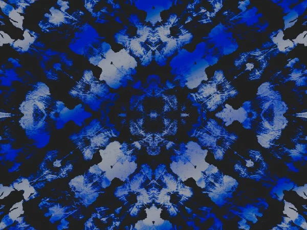 Μελάνι Νυχτερινού Ύφασμα Μπλε Ατελείωτη Ακίδα Λευκό Space Dirty Art — Φωτογραφία Αρχείου
