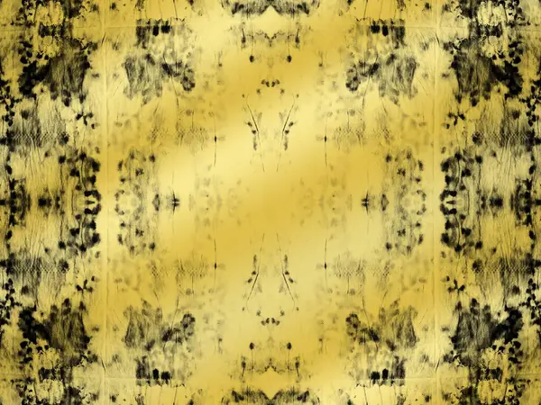 シームレスなアブストラクト箔 アートプレートブラシ ダークインクの背景テクスチャ ぬれた抽象的な形 ゴールデンハンドアブストラクトポスター 素朴な効果を洗う アート モノクローム ファッション ブロット — ストック写真