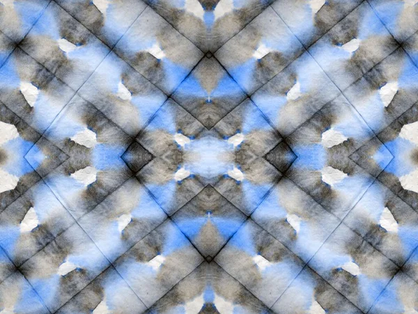 Marca Abstrata Azul Mancha Água Arte Stripe Wash Abstract Sponge — Fotografia de Stock