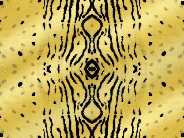 Abstract Seamless Spot Inchiostro Dark Animal Artwork Lavare Tela Tigre — Foto Stock