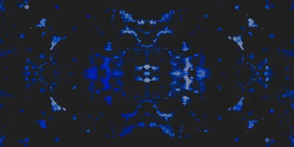 Gece Kravatı Boyası Baskısı Buz Tekrarlama Motifi Kara Duman Uzay — Stok fotoğraf