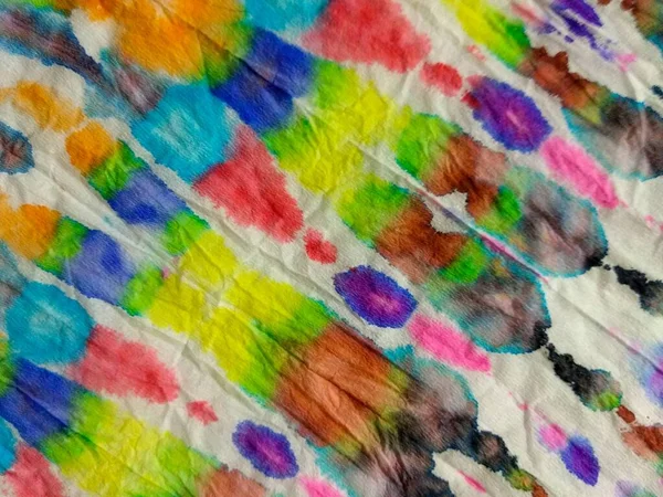 Kolorowe Multi Color Tekstury Kolor Shibori Drip Tusz Creative Streszczenie — Zdjęcie stockowe