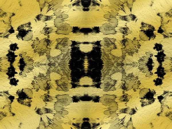 Seamless Abstract Foil Dark Golden Grunge Wash Art Gradient Pattern — 스톡 사진