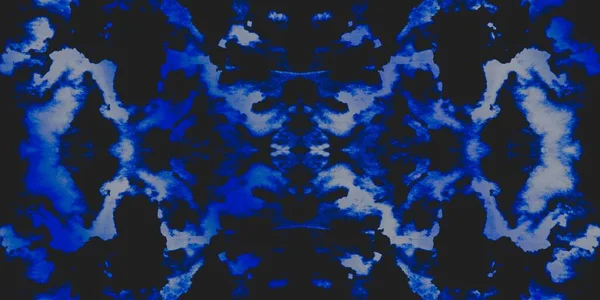 黒い霜の形 金の装飾タイル デニムフロストダーティアート Canva ブルー水彩プリント コールド アートは死んだ スタイリッシュなテクスチャをフリーズします クールなブラシペイント ナイトウォッシュデザイン — ストック写真