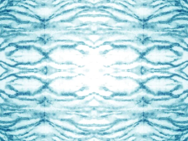 Blue Tie Dye Effect Texture Eau Aquarelle Moderne Impression Sans — Photo