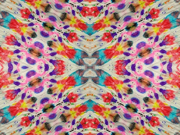Art Multi Color Rainbow Blot Смуга Інків Вологий Абстракт Абстрактний — стокове фото