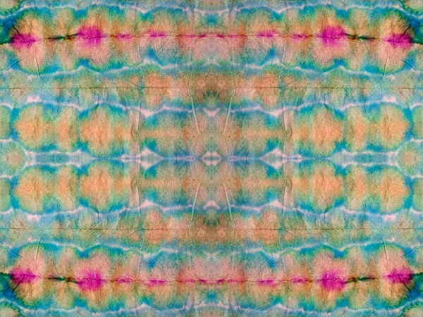Wet Geometric Acrylic Spot Wash Abstract Spot Tie Dye Hand — Stockfoto
