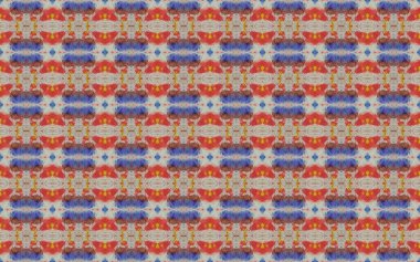 Portuguese Geometric Batik Boho. Colored Watercolor Endless Cross. Ethnic Flower Floor. Colored Floral Tile. Tribal Geometric Pattern Print. Turkish Geometric Texture. Indian Rustic Geo Pattern.