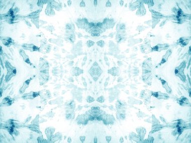 Art Light Fırça. Mürekkep Soyut Kusursuz Şekil. Parlak Kova Rengi Deseni. Aqua Soyut İşareti. Mavi kravat boyası. Boyalı El Dikensiz Tuval. Islak suluboya Shibori Drip. Teal Noktası Deseni.