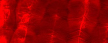 Red Dark Tie Dye Banner. Red Boho Painted Marker. Empty Aggressive Texture. Art Abstract Space. Paper Gradient Mark. Grungy Psychedelic Violence. Red Bloodstain Illustration Colour Halloween Design.