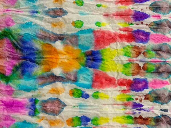 Abstract Aquarelpatroon Pastel Shibori Laten Vallen Kunst Abstracte Kleurrijke Vlek — Stockfoto