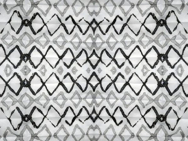 Geo Creative Abstract Shape Waschen Art Texture Krawattenfarbe Grau Nahtlose — Stockfoto