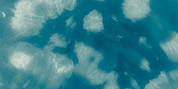 Blaues Meerwasser Ocean Marine Pinsel Vorhanden Graues Meer Glitzert Funkenschlag — Stockfoto