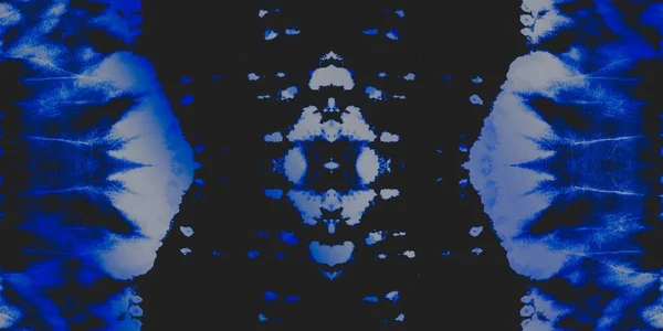 デニム染めのアートパターン 黄金の幾何学的なタイル 白い光の芸術的Canva スカイアブストラクトプリント フロスト モダン ロシア製のブラッシュスペース クールなブラシペイント 夜のテクスチャーブランク — ストック写真