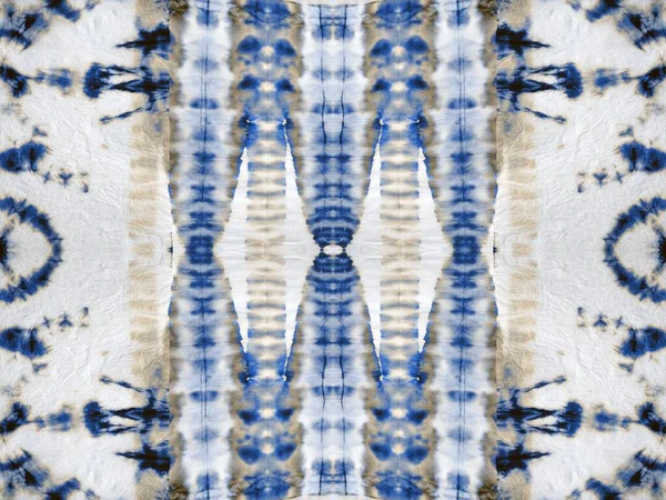 Naadloze Vlek Wassen Blauwe Tie Dye Grunge Kunst Creatieve Abstracte — Stockfoto