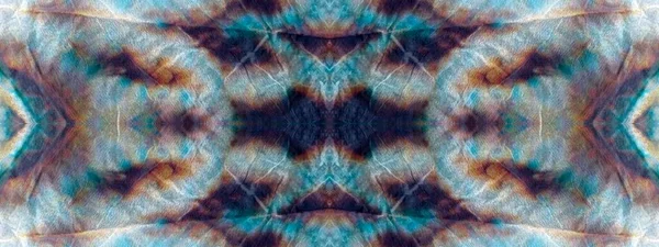Tie Dye Boho Abstract Layout Line Tie Dye Stroke Art — Stok fotoğraf
