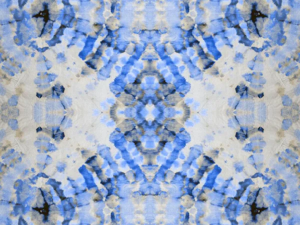 Grå Sömlös Fläck Våt Akvarell Färgglada Mark Blue Stripe Grunge — Stockfoto