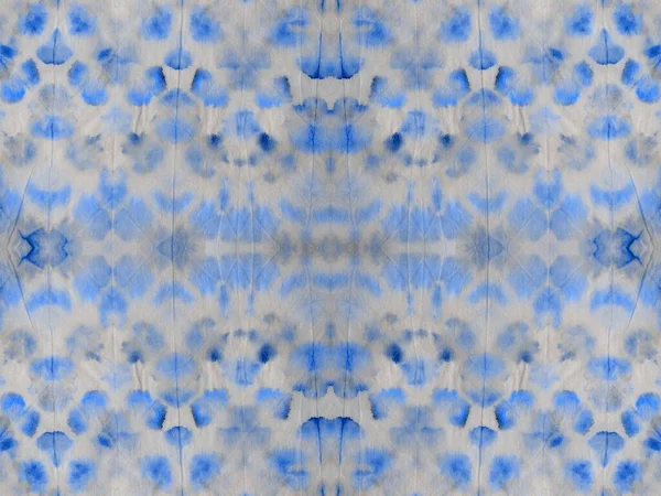 Lave Marca Abstrata Mancha Água Tinta Blue Tie Dye Grunge — Fotografia de Stock