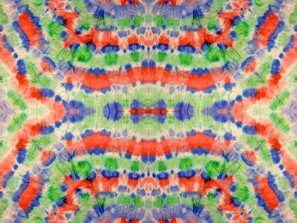 Ethnic Geometric Stripe Texture Wash Ink Pattern Wash Tie Dye — Stock fotografie