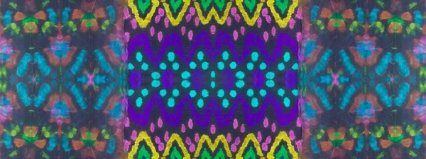 Wet Geometric Tie Die Spot Wash Ink Pattern Tie Dye — Stockfoto