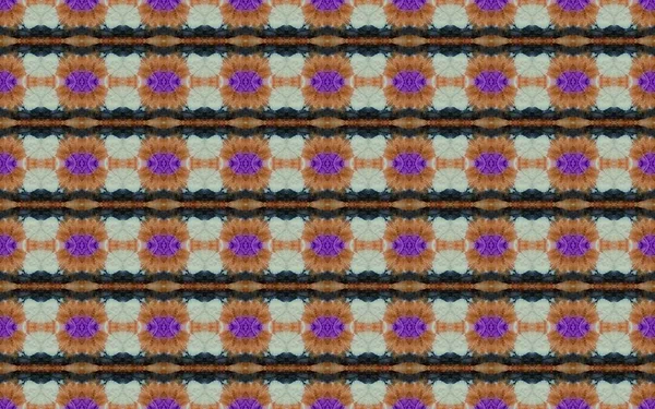 Indonesian Geometric Pattern Print Colored Floral Boho Lisbon Rustic Tile — Foto Stock