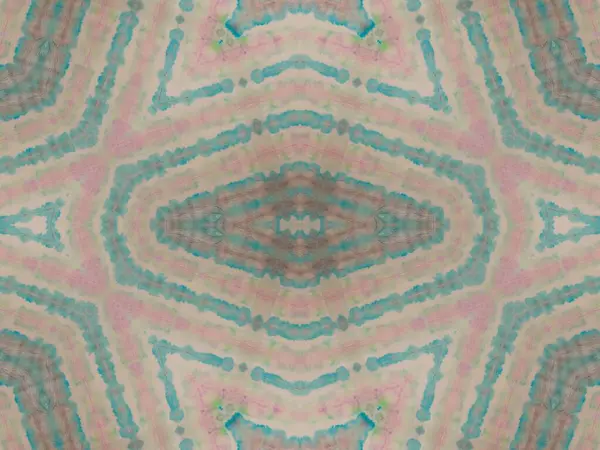 Tie Dye Hand Seamless Canvas Flüssiges Geometrisches Wassermuster Geo Abstract — Stockfoto