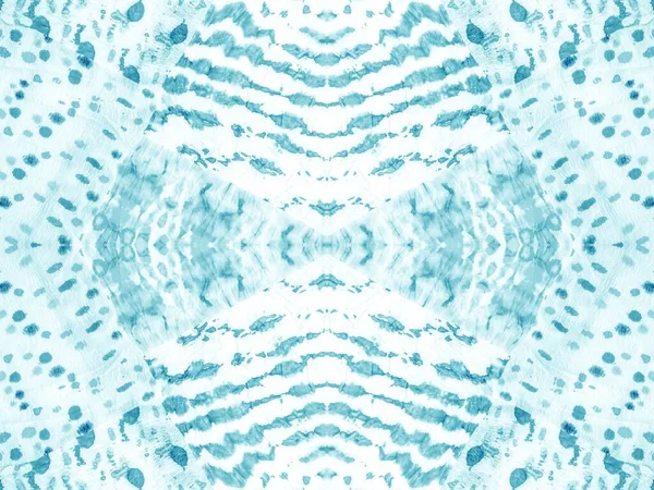 Art Water Patch Textura Luz Geométrica Étnica Textura Tinta Azul — Fotografia de Stock