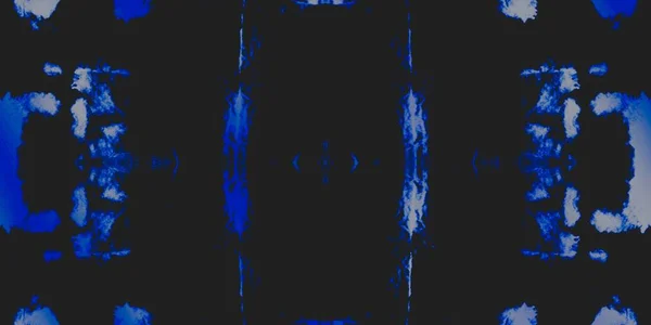 黑色冰霜图案 黑暗无尽的装饰 白霜肮脏的艺术卡瓦 冰的抽象模式 空间粗野的艺术风格 Indigo Ink宇宙 天空时尚的自然 Denim Blurred — 图库照片