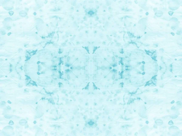 Cravate Aquarelle Texture Blanche Wet Abstract Seamless Splat Teal Dot — Photo