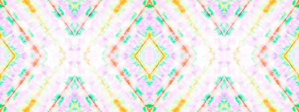 Rainbow Hand Sömlös Layout Geo Creative Seamless Shape Tiedye Geometriskt — Stockfoto