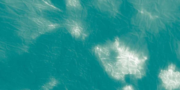 ブルーダーティアート オーシャンペイント 水のパターン ホワイト グリッツ シャイな性格 グリーンソフト水彩 Azure Ink リップル — ストック写真