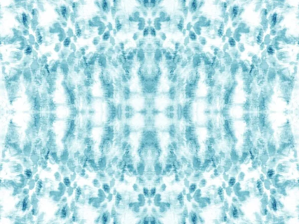 Kravatový Záblesk Geo Aquamarine Shibori Spot Textura Modrého Inkoustu Tiedye — Stock fotografie