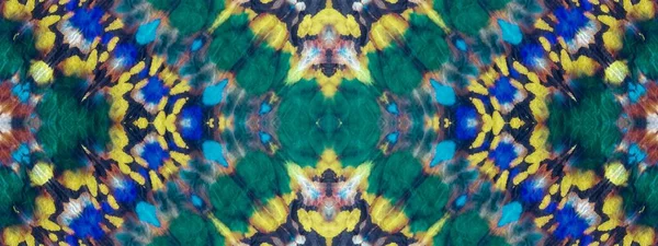 Tie Dye Soft Abstract Canvas Wet Rainbow Seamless Print Mancha — Fotografia de Stock