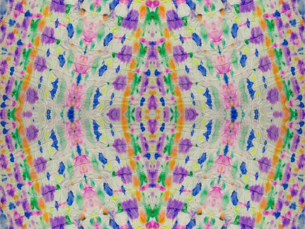 Naadloze Mark Geo Rainbow Abstract Verf Tie Dye Soft Naadloze — Stockfoto