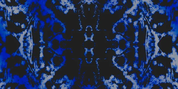 Czarny Twórczy Barwnik Krawatowy Ice Endless Ornament Jeansowy Śnieżny Grunge — Zdjęcie stockowe