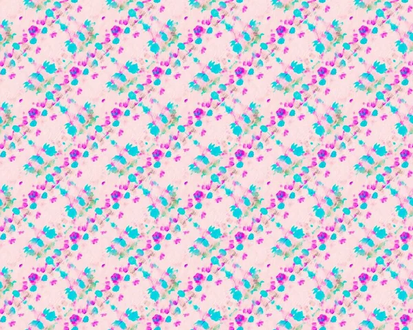 Pink Tie Dye Nahtloser Farbstoff Pastell Aquarell Vorhanden Blau Gefärbte — Stockfoto