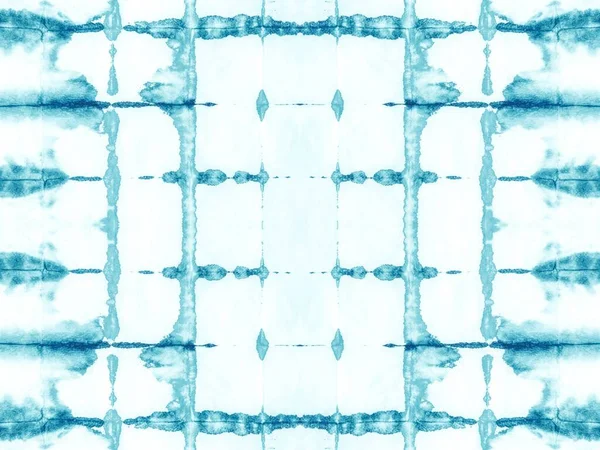 Φωτεινό Μοτίβο Υφάσματος Υδατογραφίας Μπλε Απρόσκοπτη Κηλίδα Ισοπαλία Dye Mint — Φωτογραφία Αρχείου