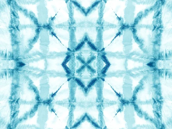Aqua Art Pattern Padrão Fluido Étnico Boêmia Tinta Menta Dye — Fotografia de Stock