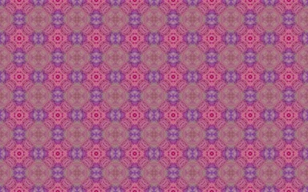 American Geometric Flower Tile Colored Pakistan Endless Print Lisbon Floral — Stockfoto