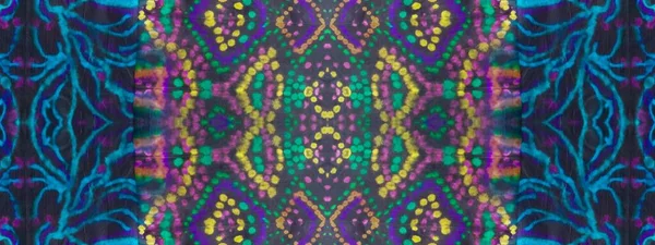 Tie Dye Wash Seamless Sponge Ink Geometric Colorful Blob Wash — стокове фото